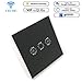 Produktbild Fast Wifi Smart Dimmer Switch - Wand Touch-Schalter, Wireless Voice Control, Arbeitet mit Amazon Alexa Echo und Google Home Ihre Smartphone-App Steuern Sie Ihre Lampen Überall,Black