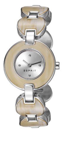ESPRIT Damen-Armbanduhr Lagoon Tortoise Analog Quarz Edelstahl ES106572001