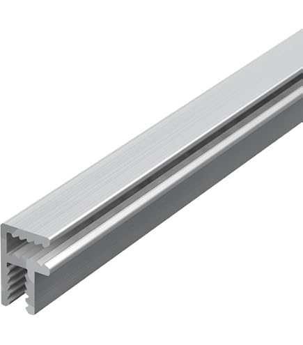 Aluminium H-Profil – Innenmaß 4 Mm, Für Stegplatten, Glas, Kunststoff – Länge 1000 Mm