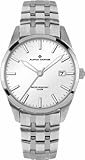 Alpha Saphir Herren-Armbanduhr XL Analog Quarz Edelstahl 379H