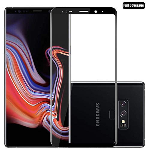 Preisvergleich Produktbild Voviqi Samsung Galaxy Note 9 Panzerglas, Hüllenfreundlich Vollständige Abdeckung Schutzfolie gehärtetem Glas Folie Blasenfrei Volle Abdeckung Displayschutzfolie für Samsung Galaxy Note9 (Schwarz)