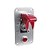 Produktbild Simoni Racing ISR/3R-L Universal Switch mit Crome Pannel, Chrome und Rot