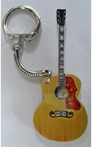 Lark Designs Gibson J200 Guitar Cut Out Keyring