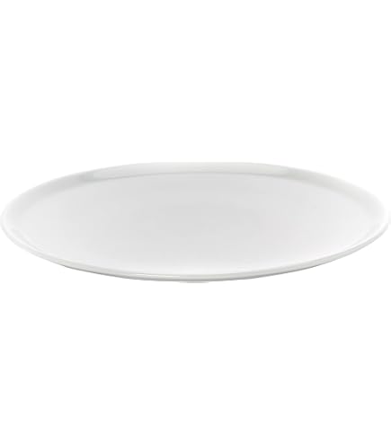 CERÁMICA RAMBLEÑA | Piatto Rotondo Argilla Refrattaria | Piatto Forno | Piatto Carne o Pizza in Terracotta | Piatto a Fuoco Diretto 25 cm Modello M01 | Fatto in Spagna 25x25x2