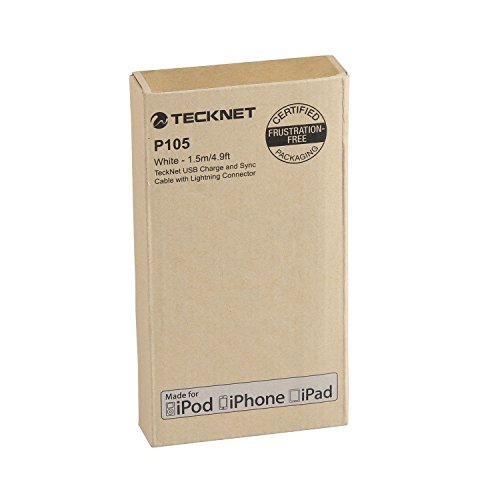 Lightning Cable [Apple MFi Certified], TeckNet 1.5M Apple Lightning to USB Cable For Apple iPhone 6S /6S plus/6/SE/5s/5c/5,iPad,iPad Air /Air 2, iPad mini1/mini2/mini3/mini4,iPad Pro,and iPod Nano 7th generation