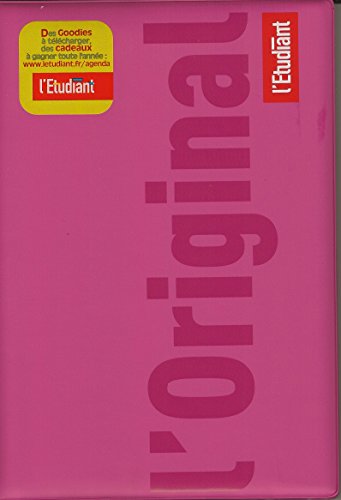 Télécharger AGENDA SCOLAIRE L'ORIGINAL ROSE 2015-2016 livre En ligne