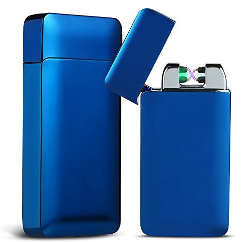 Kivors® Elektronisches Photoelektrischem Sensor Feuerzeug Tragbar USB Aufladbar Dual Lichtbogen - 3