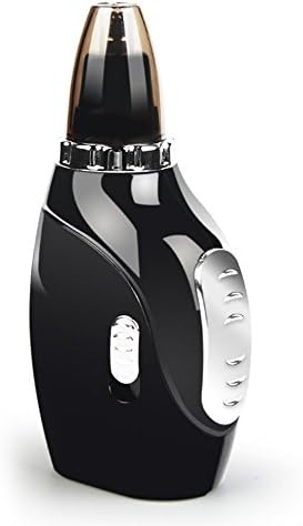 Nose Hair Trimmer, Junnom Luxury Manual Nose Hair Trimmer / Ear Hair Trimmer, Special Facial Grooming Tool for Men, Black
