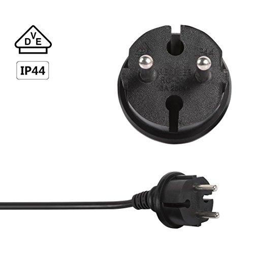 Trylight LED Lichterkette Set mit 9 E27 Fassungen, Wasserdicht, 220V, Leuchtenkette für Ihnen / Außen dekorationen, Ideal für Party, Hochzeit, Grill, Weihnachten, Feier, Festakt (keine Leuchtmittel enthalten) - 4