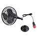 Produktbild ningbao551 Summer 12V Powered Mini Car Truck Vehicle Cooling Device Air Fan Car Fan Cooler with Suction Cup 4 Inch Air Fan