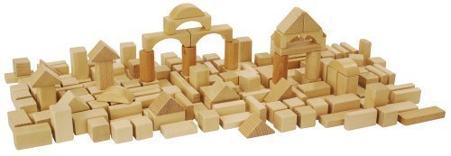 Preisvergleich Produktbild Holzbausteine Set Natur 100-teilig by Heros