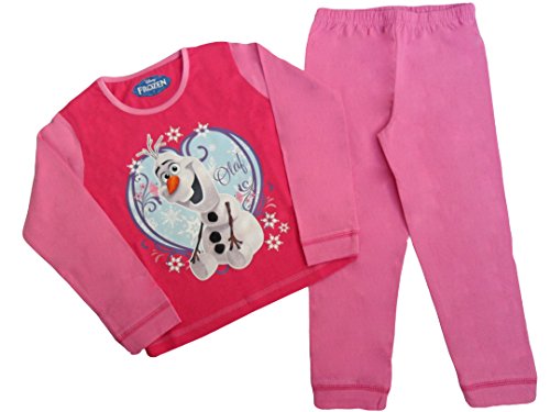 Disney Frozen Pyjamas Olaf Snuggle Fit Pyjama Set Younger Girls Toddler PJs (3-4 Years)