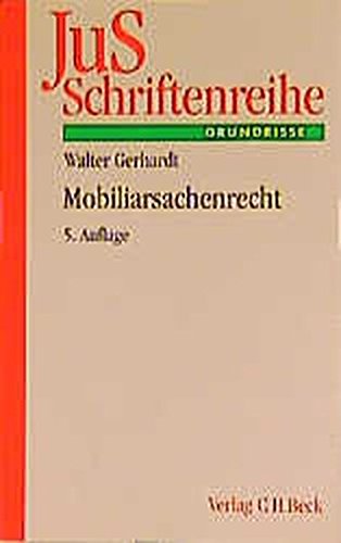 Download JuS-Schriftenreihe, H.40, Mobiliarsachenrecht Download JuS-Schriftenreihe, H.40, Mobiliarsachenrecht