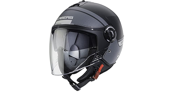 Caberg CASCO RIVIERA V4 ELITE MATT BLACK/ANTHRACITE/GREY XS : Amazon.it:  Auto e Moto