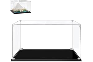 Hosdiy Acryl Vitrine Schaukasten für (Great Pyramid of Giza) Modell - Kompatible mit Lego 21058 - Vitrine (Nur Vitrine, Ohne Bausteine Modell)
