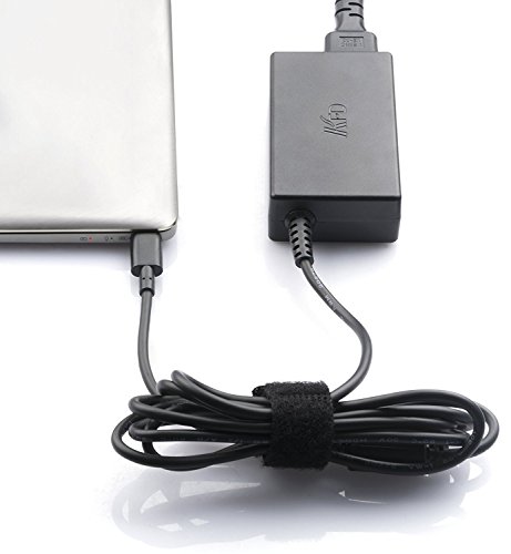 KFD Ladegerät Adapter USB C Ladekabel 5V3A 9V3A 12V3A 14,5V3A 15V3A 20V2,25A USB Type C Netzteil für ChromeBook Pixel, Asus Zenbook 3 UX390UA, Lenovo Yoga 910-13IKB 80VF Touch, Lumia 950 / 950 XL, Google Nexus 5X / 6P, HP spectre 13 Elite x2 1012 USB Typ C, Dell XPS 12 9250, neuen MacBook (2015) 12″, Asus ZenFone 3, HP Elite x2 1012 G1 mit Europa Netzkabel - 4