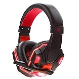 Sonido claro: sonido claro y bajos profundos para juegos reales, control en línea compacto, luces LED incorporadas que lo hacen ver más fresco y con más estilo