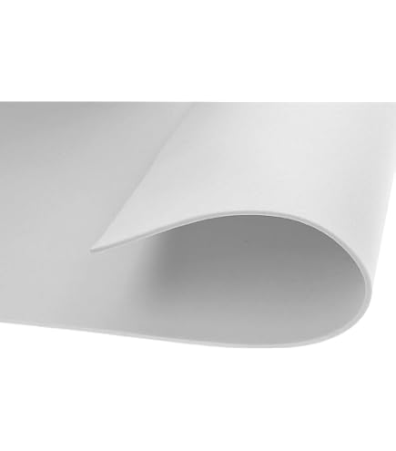 Feuilles Mousse EVA - 10x Format A4 (21x30 Cm) - Épaisseur 2 Mm - Couleur Crème - Souple Et Facile à Découper