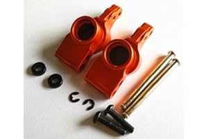 EPTNNASO CrazyRacer H-P-I BULLET3.0 MT ST Ken Block WR8 Flux Upgrade Parts Aluminum Alloy Rear Knuckle Arm-1PR Set for 101208 Orange