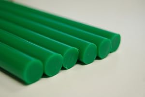 SHABBYCHICCOLORS COLLA A CALDO verde 11,5mm x 20 cm conf.20 pz