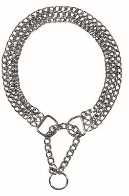Trixie Collier Étrangleur 3 Rangs avec Sécurité 50 cm/25 mm pour Chien