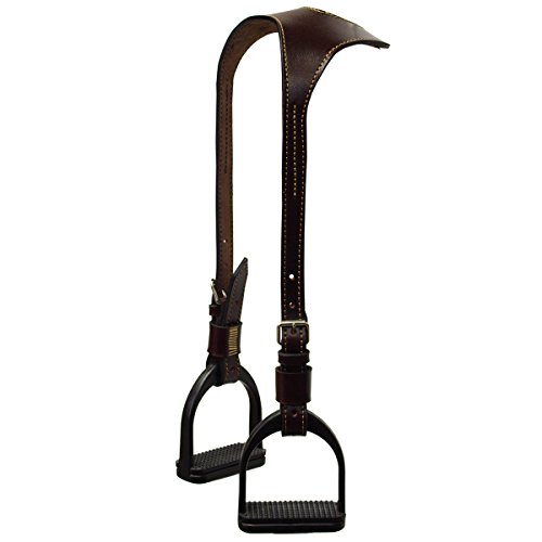 Argys-Art-Kids-Additional-Stirrups-for-Western-Saddles-Brown