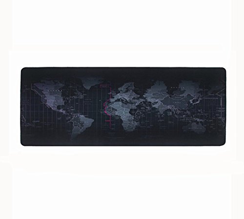 halomy Gaming Mouse Pad - 31 5  x11 8  x0 08  gran escritorio mapa del mundo rat  n Pad con antideslizante Base de goma natural  tela de tejido de doble superficie dise  o - Ajustado y ajuste suave del  cualquier rat  n  teclado y port  til