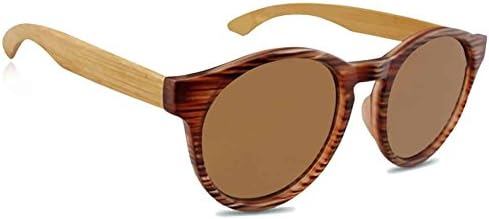VIENTO Hybrid S910 Wooden Sunglasses - Brown, One size