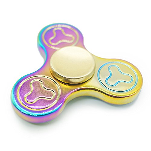 Colorful Hand Spinner Toy for relieving Anxiety, Boredom EDC Tri-Spinner Fidget Toy Smooth Surface Finish Ultra Durable(High Precision Mold Products) QBBRT Colorful Hand Spinner Toy for relieving Anxiety, Boredom EDC Tri-Spinner Fidget Toy Smooth Surface Finish Ultra Durable(High Precision Mold Products) QBBRT