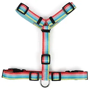 Heads Up For Tails Rainbow Popsicle Dog H-Harness - L