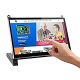 Moniteur Portable Raspberry PI Avec Écran Tactile, UPERFECT 7 Pouces HDMI Affichage Portable 1024x600 Compatible avec 1920x1080 Double Intégré Haut-Parleur Pour Raspberry PI 4 3 B + Pour Propre Projet