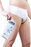 Men's Disposable PolyPro Briefs (Pack of 5) LARGE - Super Soft Lightweight Single-use Underwear ideal for Travel Hospital Spa Massage Sauna Tanning Salon Overnight Stays and Emergency Situations