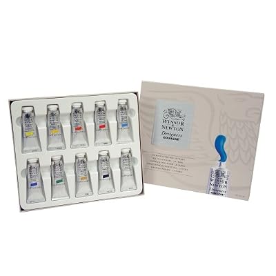 Winsor & Newton Designer Set de Gouache débutant de 10 tubes Peinture 14 ml