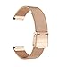 Produktbild Sansee Edelstahl solide Drahtgeflecht mit magnetischen Verriegelungshaken Magnetschleife Edelstahl Smart Watch Band für Daniel Wellington Classic Petite 32MM (Rose Gold)