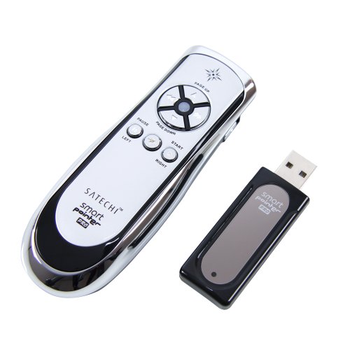 SATECHI SP400  smartpo Inter 2 4  GHz RF       Presentador inal  mbrico con funci  n de rat  n para Mac y PC  Plata 