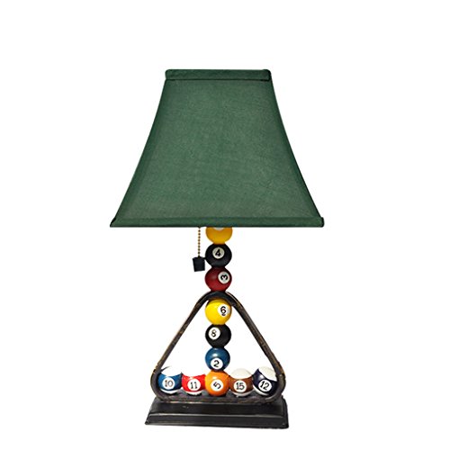 Preisvergleich Produktbild Ywyun Kreative Persönlichkeit Billard-Lampen, LED-Lampen Energie Zugschalter, Europäische Wohnzimmer Schlafzimmer Scheinwerfer, 45 * 25cm
