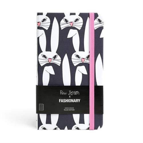 Peter Jensen X Fashionary Rabbit Mask Ruled Notebook A6: A6 Ruled Notebook