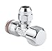 Produktbild GROHE , Sicherungstechnik - Eckventil , für Einhandmischer mit selbstdichtendem Anschlussgewinde, Wandanschluss 1/2 Zoll, Abgang 3/8 Zoll , 22024000