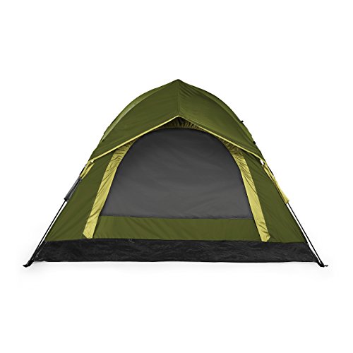 Lumaland Outdoor leichtes Pop Up Wurfzelt 3 Personen Camping robust verschiedene Farben Grün - 2