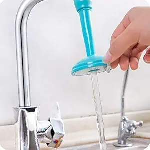 PENTHON Adjustable Plastic Kitchen Splash Shower Faucet Sprinkler Head Nozzle Bathroom Tap Water Faucet for Toilet Water-Saving Faucet Regulator Flexible Expander Water Saving Faucet (Multicolor)