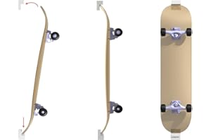 Clipboart® Support mural standard - Support - Snowboard - Wakeboard - Kiteboard - Balanceboard - Wakeskate - Longboard - Fixation murale à 360° (blanc vertical)