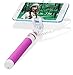 Produktbild Professionelle Handgriff Selfie Stange Selfie Stick Selfie Stab Einstellbare Selbstsperre Teleskop Erweiterbar Pole Self Portrait Self Stick Pole Silikon Anti-Flip Rutschfest Handheld Arm Mit Wire Draht Remote Knopf und Universal Phone Holder Geeignet für iPhone,Samsung,Huawei,XiaoMi,Sony,OPPO,VIVO und Unterstützung Android-Version 4.2 und neuer Versionen.Es gilt für 4-Zoll auf 5,7-Zoll-Handy[Verbesserte Version,Rose]