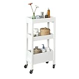 Ganar más espacio de reserva para la cocina, dormitorio o cuarto de baño. Cómoda en estilo moderno,color:blanco