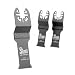 Produktbild MW multi werkzeug® 3 Stück Bi-M Universal Multitool Sägeblätter 28mm für Metall passend für AEG, Black&Decker, Bosch, Einhell, Fein Multimaster, Makita, Topcraft, Worx Multifunktionswerkzeuge