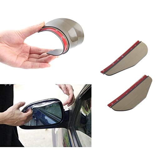 Preisvergleich Produktbild Qewmsg Rear Mirror Rain Board Eyebrow Visor Shade Shield Water Guard For Car Truck