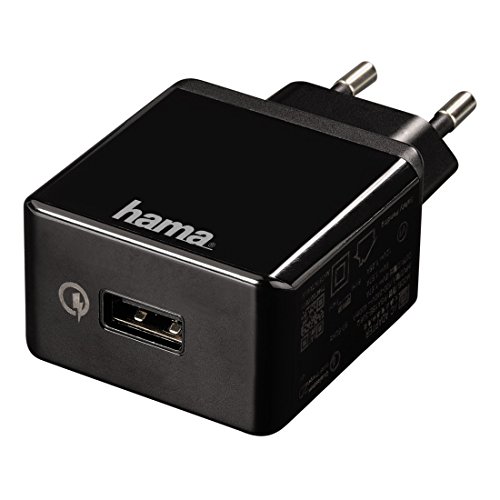 Hama Qualcomm Quick Charge 2.0 Ladegerät (Turbo-Ladefunktion, Micro-USB-Kabel geeignet für Smartphone, Handy, Tablet) schwarz - 4