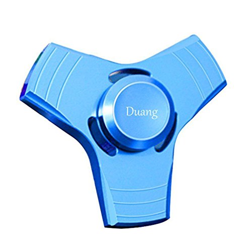 Triangle Fidget Hand Spinner Ultra Durable High Speed Rotation Aluminum Alloy Metal Hand Spinner for Relieving Stress ADHD Boredom and Increases Focus (Blue) Triangle Fidget Hand Spinner Ultra Durable High Speed Rotation Aluminum Alloy Metal Hand Spinner for Relieving Stress ADHD Boredom and Increases Focus (Blue)
