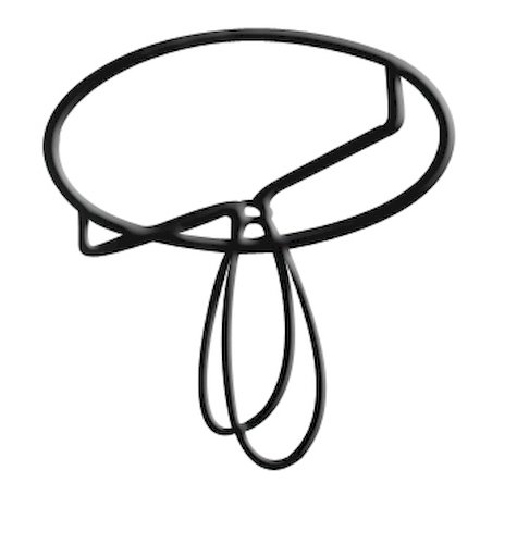 Gestell Lampenschirm Clip Leuchtmittel – Ø 7 cm (E27) – Leinsamen Kreative