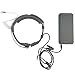 Produktbild IBEET Einstellbarer 3,5-mm-Klinkenstecker Cool Tactical Military Wired Throat Vocal Viberate Mic Mikrofon Anti-Rauschen Tactical Neckband Vocal Military Headset / Kopfhörer