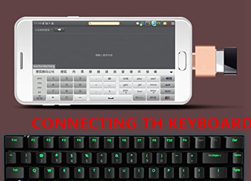 lucklystar Adapter OTG Micro USB (männlich) auf USB 2.0 (Buchse) Flash Festplatte Plug Adapter – Micro USB OTG zu USB Adapter für Android Smartphone/Tablet mit OTG Funktion (Huawei Samsung Galaxy Tab S/S2/Pro, LG G4/3/2/1/G Pro 1/2, Sony Xperia Z1/Z2/Z3/Z5, HTC One M8/M9, Google Nexus 5/6/7/9/10, Galaxy S7/S7E/S8/S8e/S6E +/S5/S4, Note 5/Edge/4/3/2/Pro/10.1/8.0 & # xff09; - 4